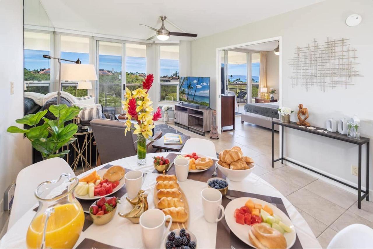Penthouse 1 Bd King Suite With Ocean Views! Wailea  Extérieur photo